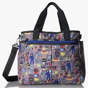 LeSportsac Ryan Baby Tote Diaper Bag Buckaroo HTF Rare With Changing Pad